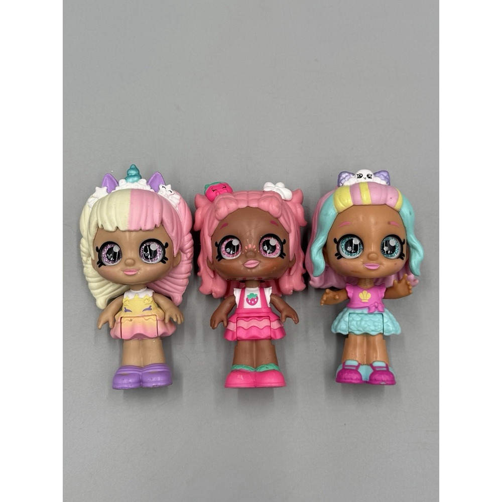 Kindi Kids Mini Dolls  Rainbow Besties Moose Toys Set Of 3